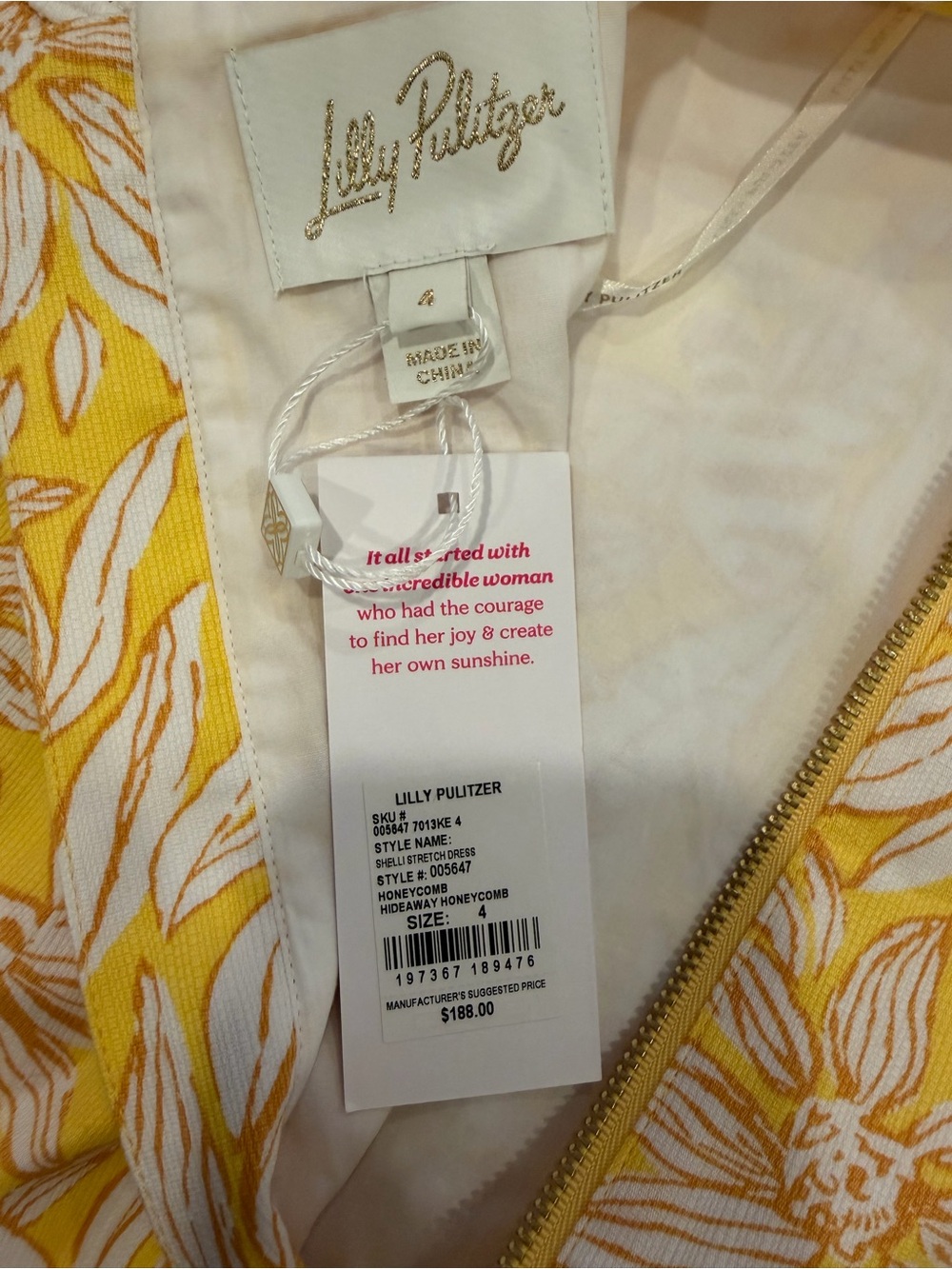 Lilly Pulitzer Honeycomb Hideaway Shelli Stretch Dress - Picture 5 of 7